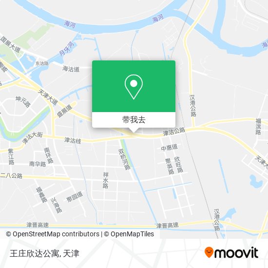王庄欣达公寓地图