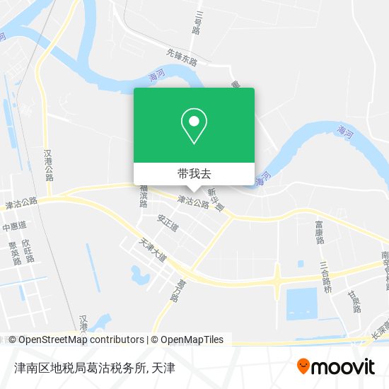 津南区地税局葛沽税务所地图