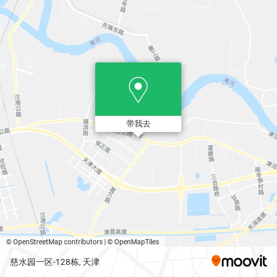 慈水园一区-128栋地图