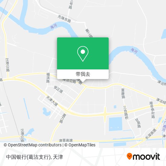 中国银行(葛沽支行)地图