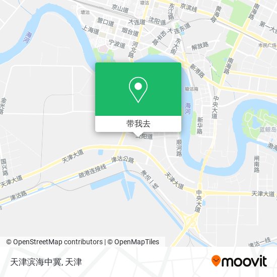 天津滨海中冀地图
