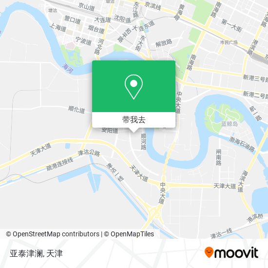 亚泰津澜地图