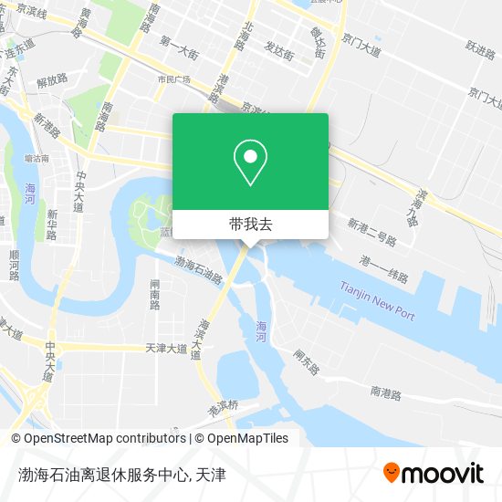 渤海石油离退休服务中心地图