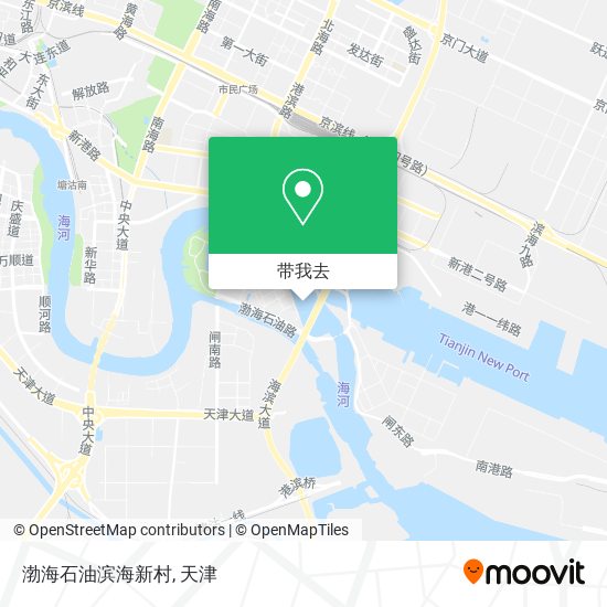 渤海石油滨海新村地图