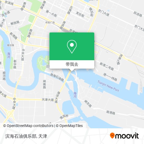 滨海石油俱乐部地图