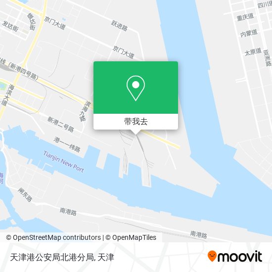 天津港公安局北港分局地图