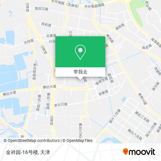 金祥园-16号楼地图
