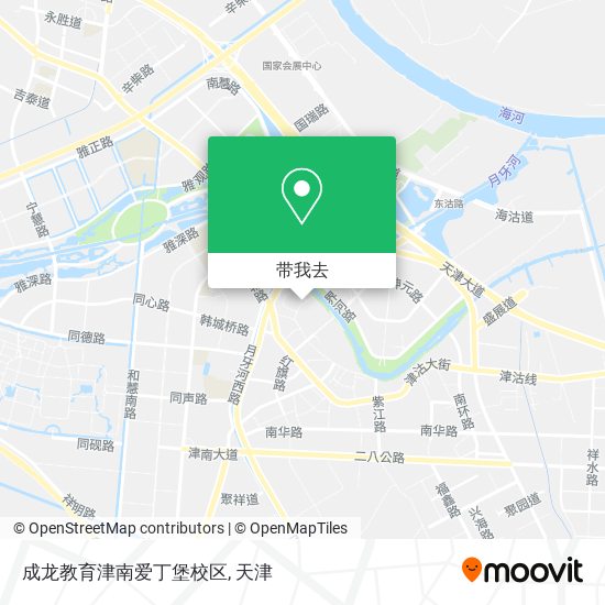 成龙教育津南爱丁堡校区地图