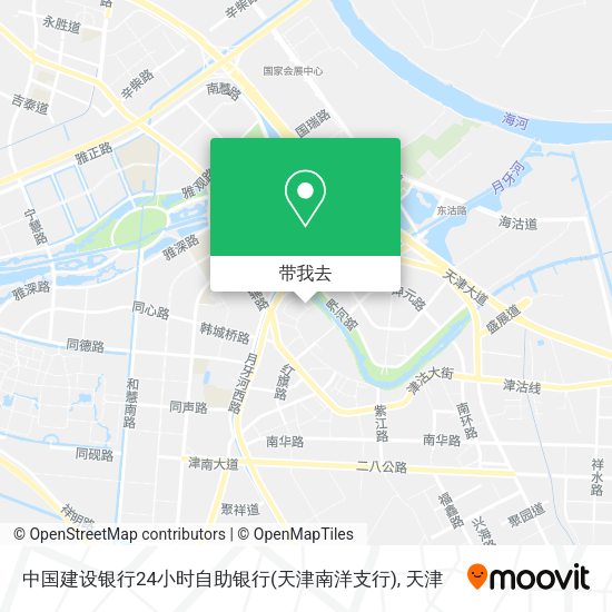 中国建设银行24小时自助银行(天津南洋支行)地图