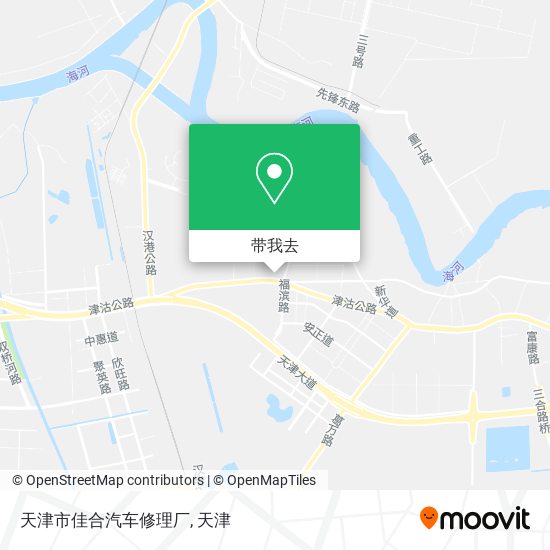 天津市佳合汽车修理厂地图