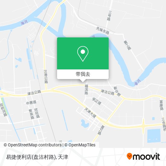 易捷便利店(盘沽村路)地图