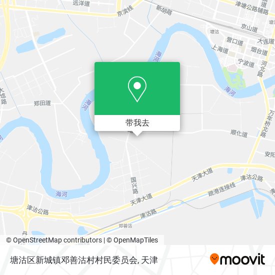 塘沽区新城镇邓善沽村村民委员会地图