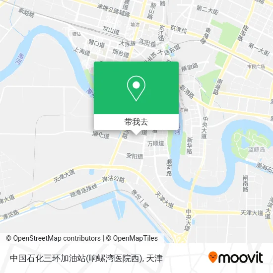 中国石化三环加油站(响螺湾医院西)地图