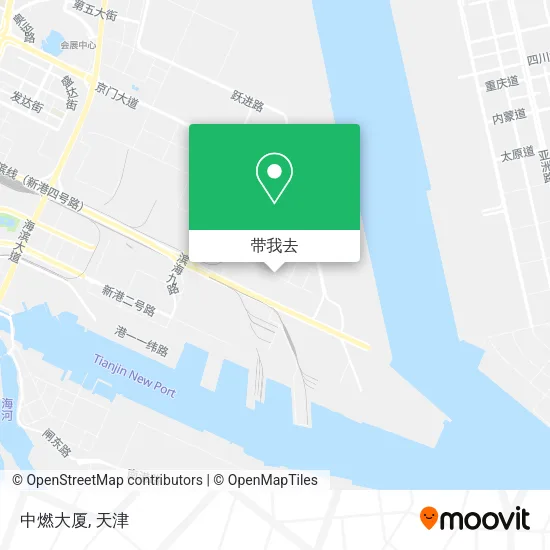 中燃大厦地图