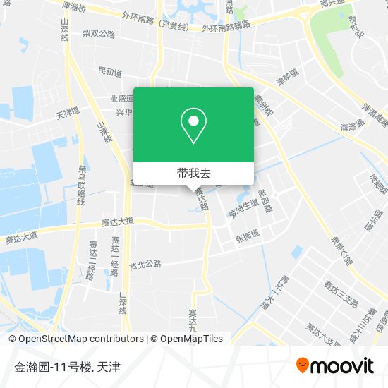 金瀚园-11号楼地图