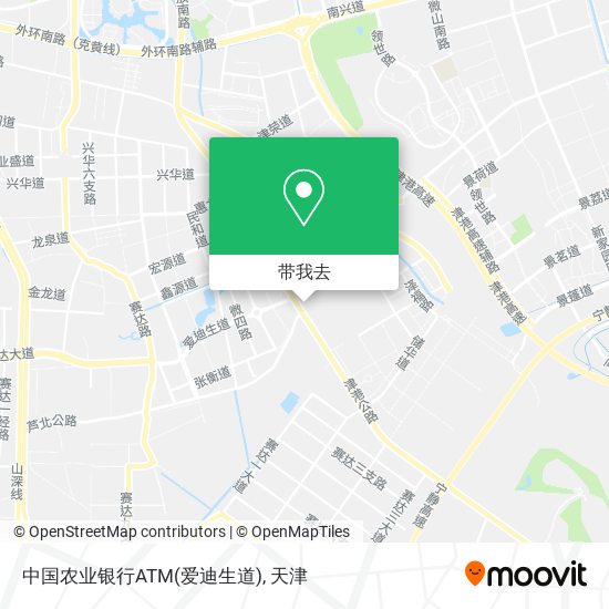 中国农业银行ATM(爱迪生道)地图