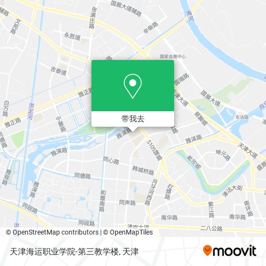 天津海运职业学院-第三教学楼地图