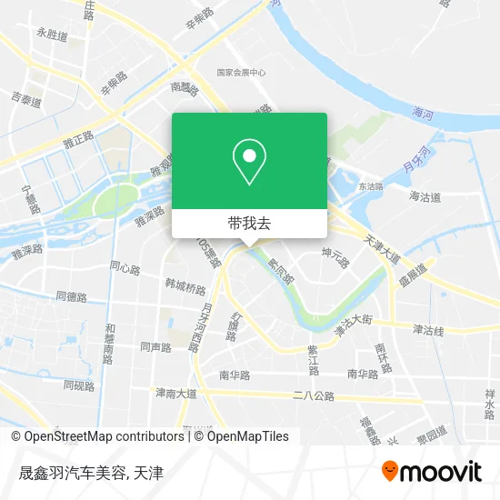 晟鑫羽汽车美容地图