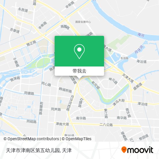 天津市津南区第五幼儿园地图