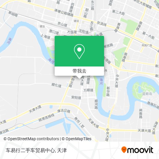 车易行二手车贸易中心地图