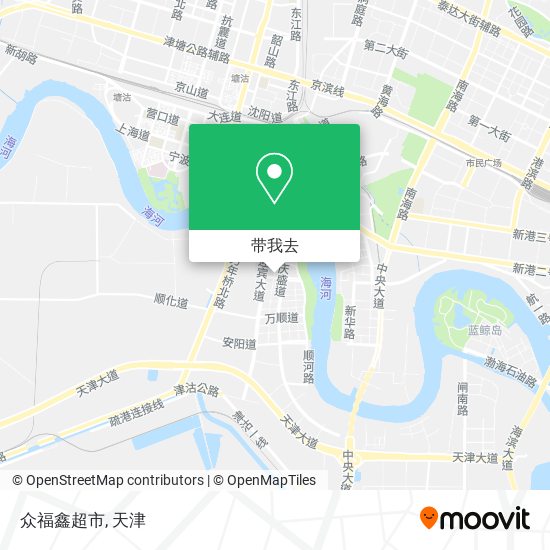 众福鑫超市地图