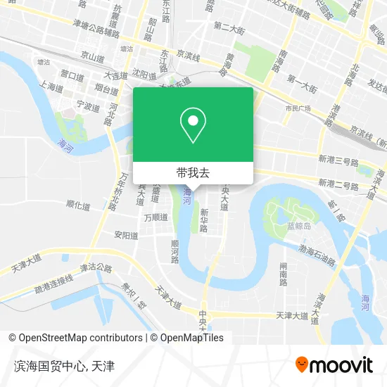 滨海国贸中心地图