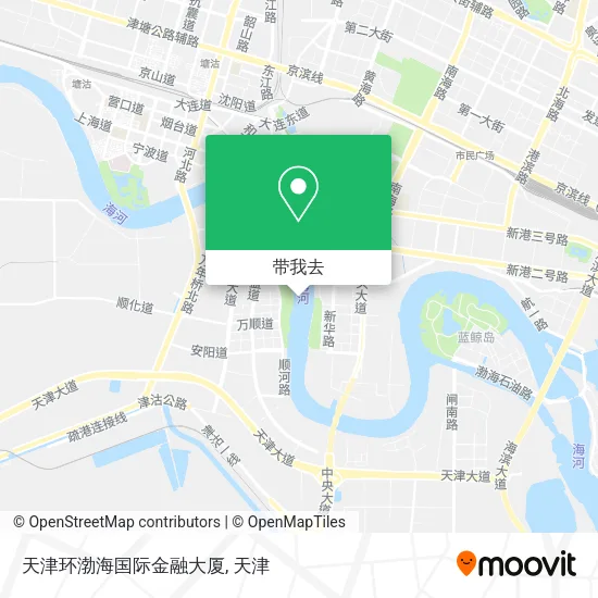 天津环渤海国际金融大厦地图