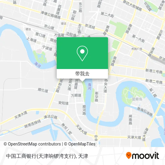 中国工商银行(天津响锣湾支行)地图