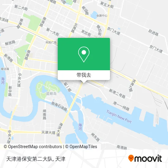 天津港保安第二大队地图