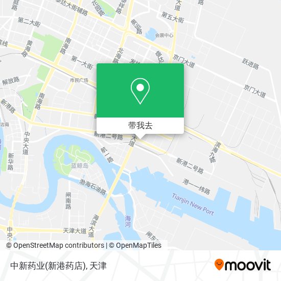 中新药业(新港药店)地图