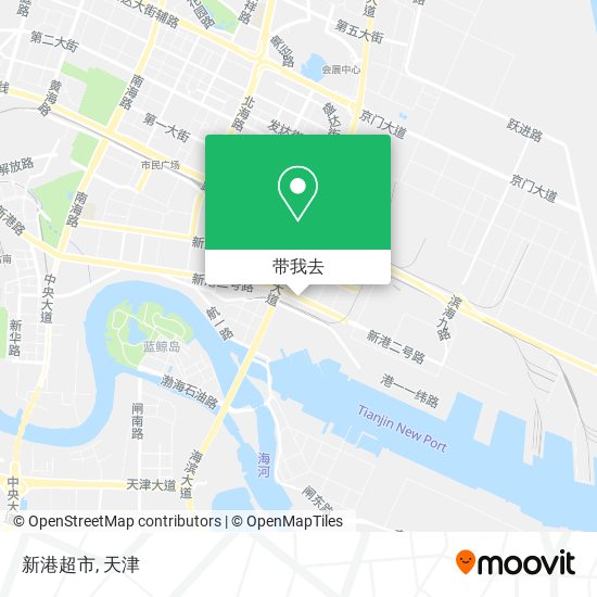 新港超市地图