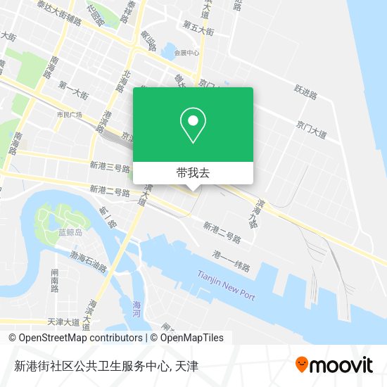新港街社区公共卫生服务中心地图
