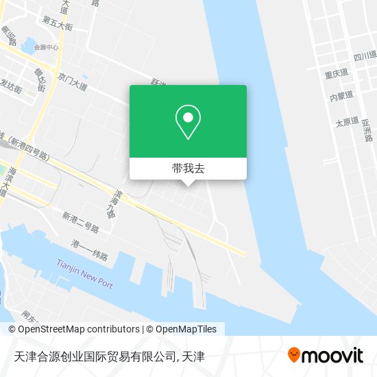 天津合源创业国际贸易有限公司地图