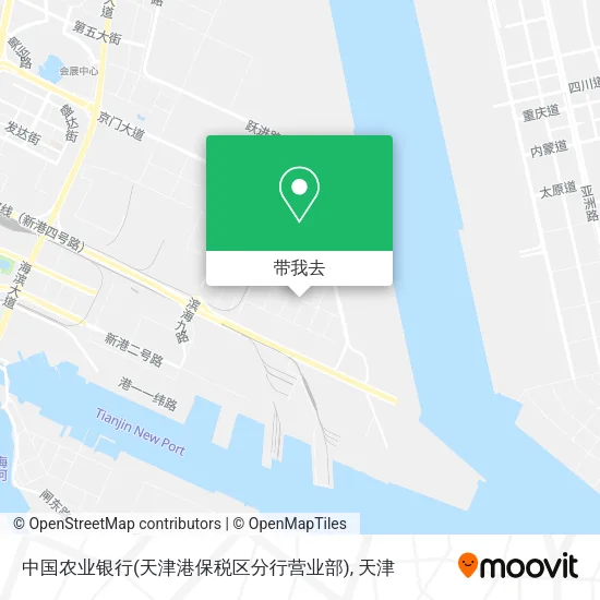 中国农业银行(天津港保税区分行营业部)地图
