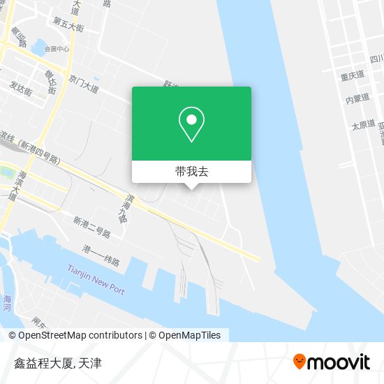 鑫益程大厦地图