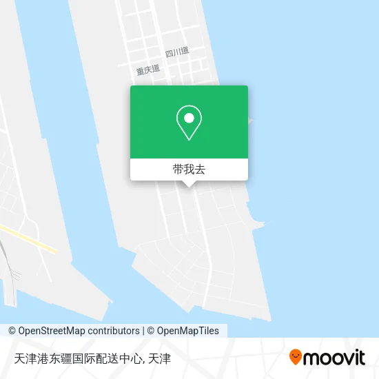 天津港东疆国际配送中心地图