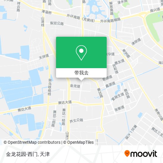 金龙花园-西门地图