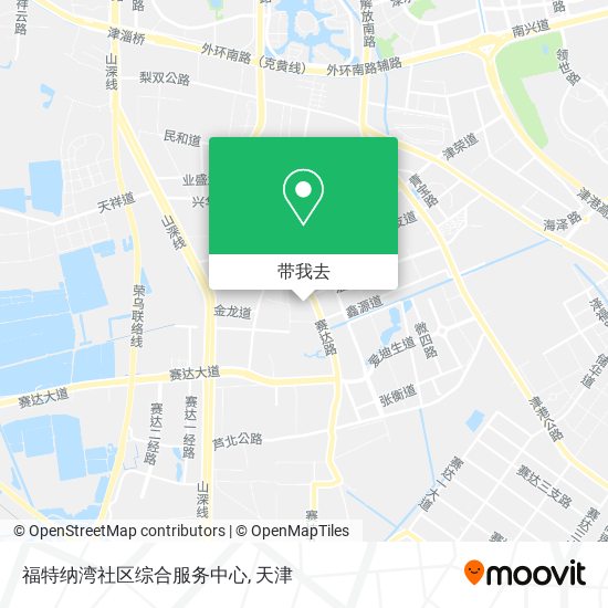 福特纳湾社区综合服务中心地图