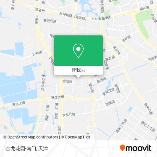 金龙花园-南门地图