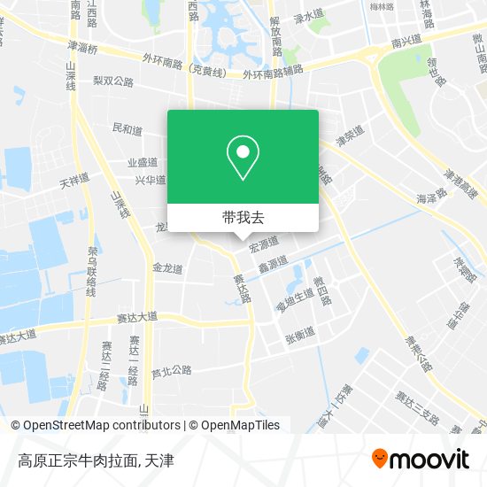 高原正宗牛肉拉面地图