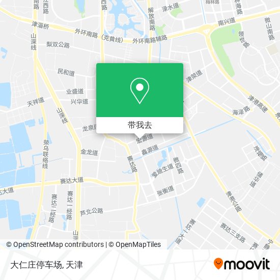 大仁庄停车场地图