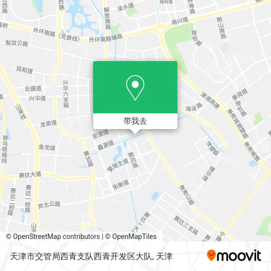 天津市交管局西青支队西青开发区大队地图