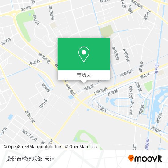 鼎悦台球俱乐部地图