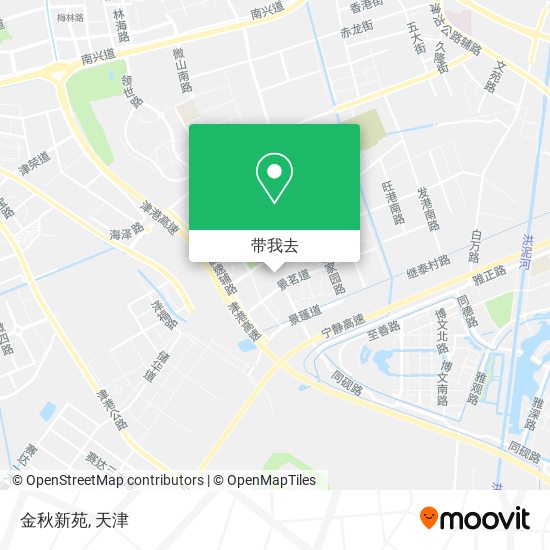 金秋新苑地图