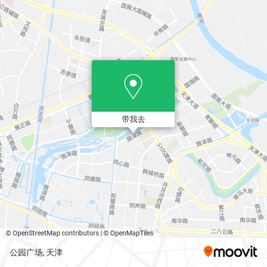 公园广场地图