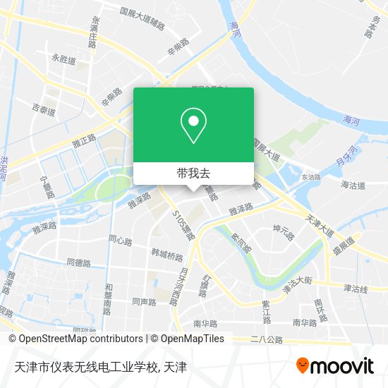 天津市仪表无线电工业学校地图