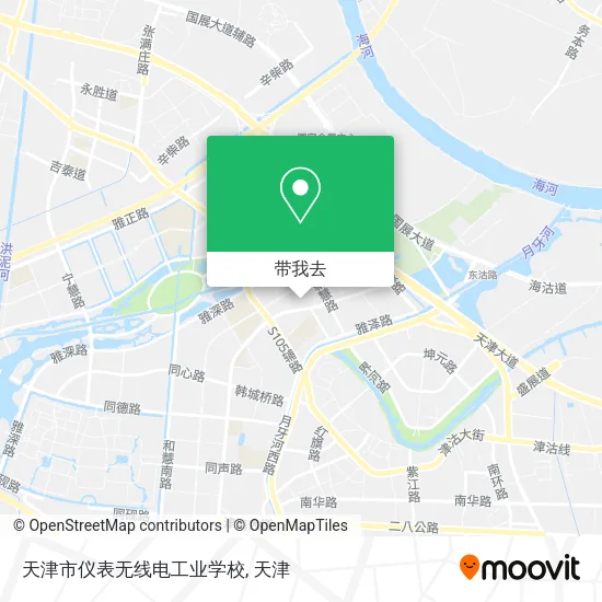 天津市仪表无线电工业学校地图