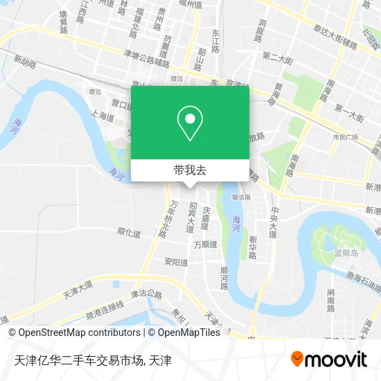 天津亿华二手车交易市场地图