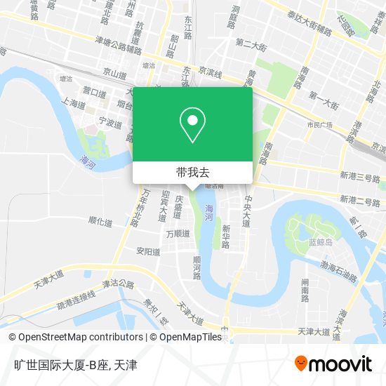 旷世国际大厦-B座地图