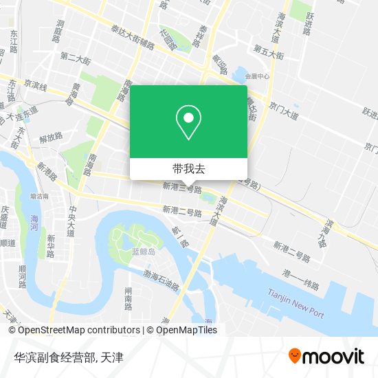 华滨副食经营部地图